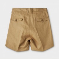 PHIGVEL - LINEN PIN TUCK SHORTS