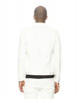 sandinista - B.C. Stretch Denim Jacket White