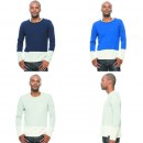 Sandinista (サンディニスタ) - 2Tone Cotton Knit Sweater