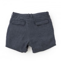 Sandinista - Linen Very Short Pants-Indigo