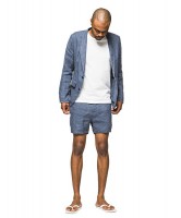 Sandinista - Linen Very Short Pants-Indigo