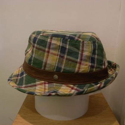 Racal / 布帛チェックHAT
