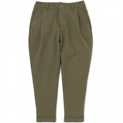 SANDINSTA / Knit Tuck Tapered Pants