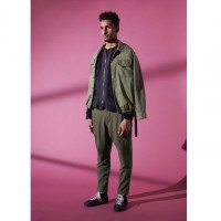 SANDINSTA / Knit Tuck Tapered Pants