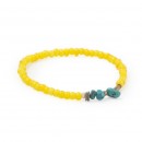Sandinista - Catchy Beads Bracelet&Anklet-Yellow