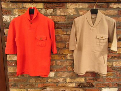 WASTE TWICE / ORGANIC COTTON SHAWLCOLLAR SHIRT