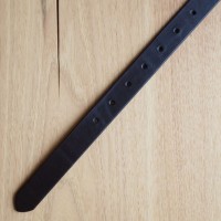 HaT限定The superior labor別注hand dye narrow belt BLK