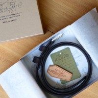 HaT限定The superior labor別注hand dye narrow belt BLK