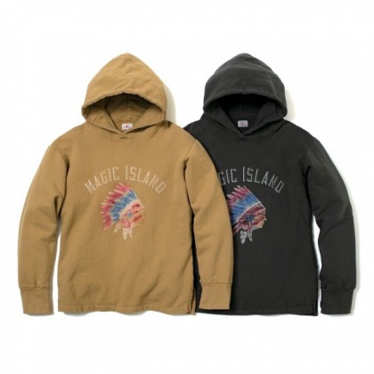 PIG&ROOSTER - KAHIKO FLOCKY FLEECE HOODIE