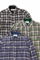 Sandinista / Farmonte Tack Button Check Shirt