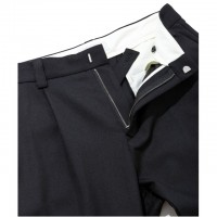 Sandinista - Wool Tuck Pants - Easy Fit Tapered