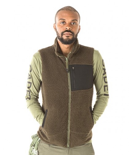 Sandinista サンディニスタ Boa Fleece Reversible Vest