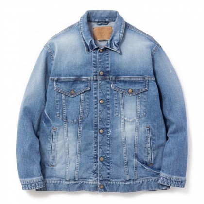 B.C. Stretch Damaged Denim Jacket Easy Fit
