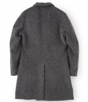 Sandinista サンディニスタ-Shaggy Alpaca Wool W-Coat GREY