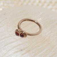 Monica Castiglioni / 2ストーンリング / ガーネット